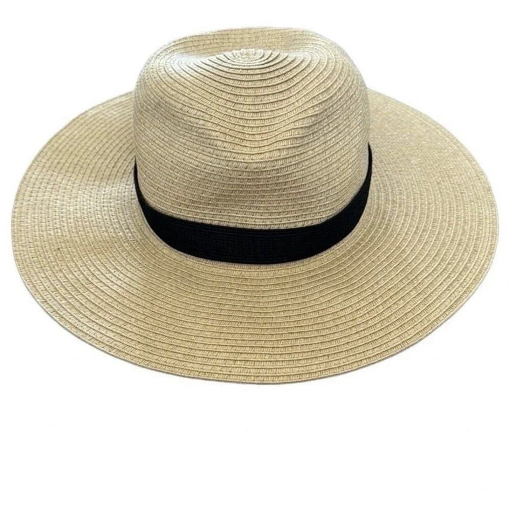 Madewell Straw Sun Hat Package NWT M/L Natural Color Coastal Style